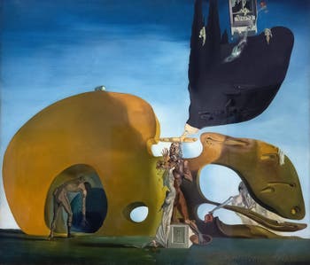 Salvador Dalí, Birth of Liquid Desires (La Naissance des Désirs Liquides) at the Peggy Guggenheim Collection in Venice in Italy