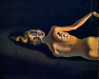 Salvador Dalí, Untitled 1931 (Woman sleeping in a landscape) at the Peggy Guggenheim Collection in Venice in Italy