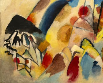 Vasily Kandinsky, Landscape with Red Spots N°2, at the Peggy Guggenheim Collection in Venice