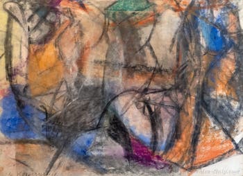 Willem de Kooning, Untitled 1958, at the Peggy Guggenheim Collection in Venice in Italy