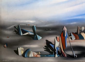 Yves Tanguy, In an Indeterminate Place (En Lieu oblique) at the Peggy Guggenheim Collection in Venice in Italy