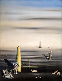 Yves Tanguy, The Sun in Its Jewel Case (Le Soleil dans son écrin) at the Peggy Guggenheim Collection in Venice in Italy