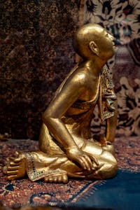 Seated Buddhist Monk (Thailand) Ca' Pesaro Museum of Oriental Art in Venice, Italy