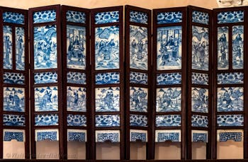 Chinese Screen, Scenes from Literary Cycles, Ca' Pesaro Museum of Oriental Art in Venice, Italy