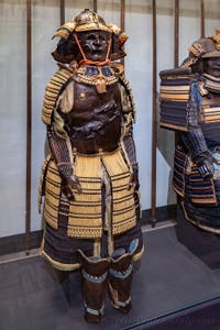 Japanese Armour at the Ca' Pesaro Museum of Oriental Art in Venice, Italy