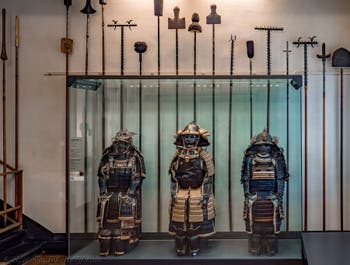 Japanese Armour at the Ca' Pesaro Museum of Oriental Art in Venice, Italy