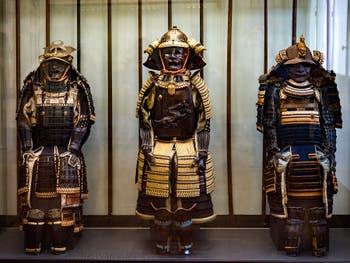 Japanese Armour at the Ca' Pesaro Museum of Oriental Art in Venice, Italy