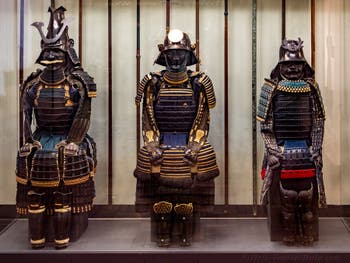 Japanese Armour at the Ca' Pesaro Museum of Oriental Art in Venice, Italy