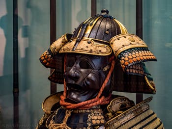 Japanese Armour at the Ca' Pesaro Museum of Oriental Art in Venice, Italy