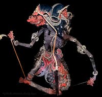 Tempting Demon marionette (Java) Ca' Pesaro Museum of Oriental Art in Venice, Italy