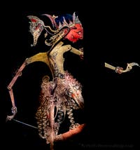 Tempting Demon marionette (Java) Ca' Pesaro Museum of Oriental Art in Venice, Italy