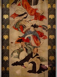 Rokkasen, the six geniuses of poetry, Ca' Pesaro Museum of Oriental Art in Venice, Italy