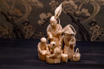 Little People with Baskets and Flowers (Japan) Ca' Pesaro Museum of Oriental Art in Venice, Italy