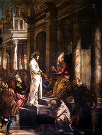 Tintoretto, Christ before Pilate, Scuola Grande San Rocco in Venice