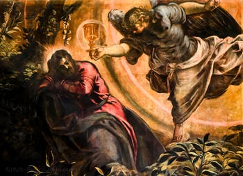 Tintoretto, Jacopo Robusti, The Prayer in the Garden of Olives at the Scuola Grande San Rocco in Venice