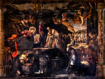 Tintoretto, The Adoration of the Three Wise Men, Scuola Grande San Rocco in Venice