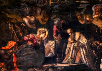 Tintoretto, The Adoration of the Three Magi, Scuola Grande San Rocco in Venice