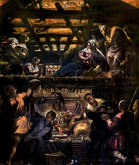 Tintoretto, The Adoration of the Shepherds, Scuola Grande San Rocco in Venice