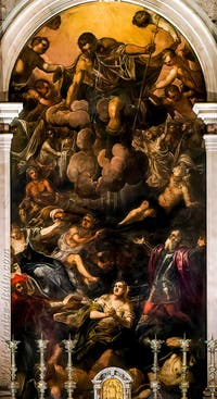 Tintoretto, The Apparition of Saint Roch, Scuola Grande San Rocco in Venice