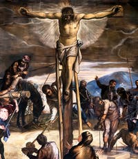 Tintoretto, Crucifixon, Scuola Grande San Rocco in Venice