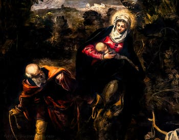 Tintoretto, The Flight into Egypt, Scuola Grande San Rocco in Venice