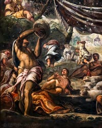 Tintoretto, The Gathering of the Manna, Scuola Grande San Rocco in Venice
