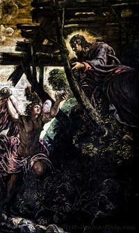 Tintoretto, The Temptation of Christ, Scuola Grande San Rocco in Venice