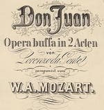 Mozart Don Juan Mozart Don Juan
