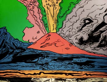 Andy Warhol, Vesuvius, Capodimonte Museum in Naples, Italy