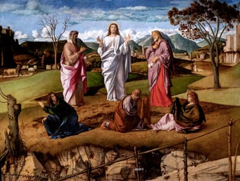 Giovanni Bellini, The Transfiguration of Christ, Capodimonte Museum in Naples, Italy