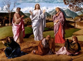 Giovanni Bellini, The Transfiguration of Christ, Capodimonte Museum in Naples, Italy