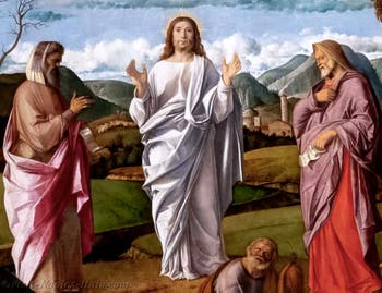 Giovanni Bellini, The Transfiguration of Christ, Capodimonte Museum in Naples, Italy