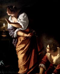 Artemisia Gentileschi, Judith and her Maidservant with the Head of Holofernes, Capodimonte Museum, Naples, Italy