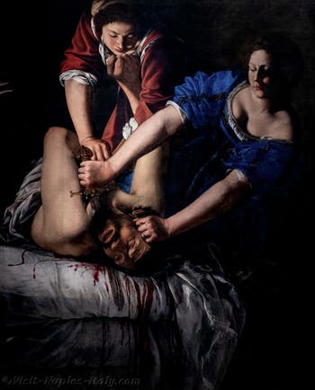 Artemisia Gentileschi, Judith Beheading Holofernes, Capodimonte Museum, Naples, Italy
