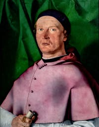 Lorenzo Lotto, Portrait of Bernardo de' Rossi, Capodimonte Museum, Naples, Italy