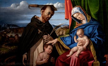 Lorenzo Lotto, Madonna and Child with Saint Peter the Martyr, Capodimonte Museum, Naples, Italy