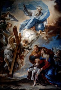 Luca Giordano, The Holy Family Contemplating the Symbols of the Passion, Capodimonte Museum, Naples, Italy