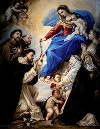 Luca Giordano, Our Lady of the Rosary, Capodimonte Museum, Naples, Italy