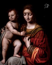 Bernardino Luini, Madonna and Child, Capodimonte Museum, Naples, Italy