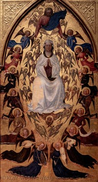 Masolino da Panicale, The Assumption of the Virgin, Capodimonte Museum, Naples, Italy