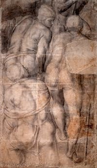 Michelangelo, Group of Warriors, Capodimonte Museum, Naples, Italy