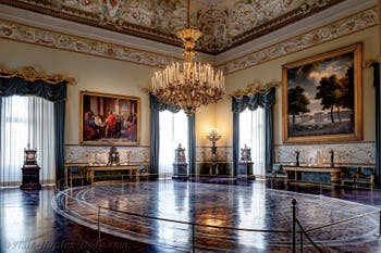 The royal apartments at Capodimonte Palace in Naples, Italy
