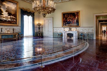 The royal apartments at Capodimonte Palace in Naples, Italy