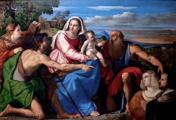 Palma the Elder, The Holy Conversation and the Donors, Capodimonte Museum, Naples, Italy