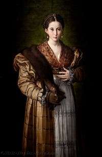 Parmigianino, Portrait of a Young Woman Known as Antea, Capodimonte Museum, Naples, Italy