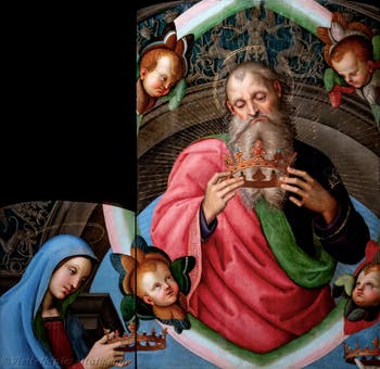 Raphael, The Eternal Father and the Virgin, Capodimonte Museum, Naples, Italy