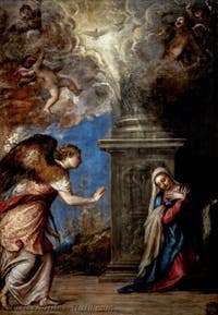 Titian, The Annunciation, Capodimonte Museum, Naples, Italy