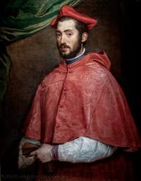 Titian, Cardinal Alessandro Farnese, Capodimonte Museum, Naples, Italy