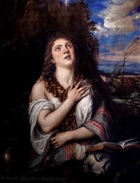 Titian, Mary Magdalene, Capodimonte Museum in Naples, Italy