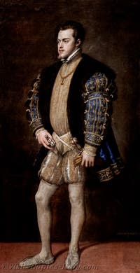 Titian, Philip II, King of Spain, Capodimonte Museum, Naples, Italy